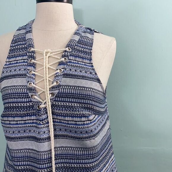 Jack BB Dakota Tweed Tie Up Front Shift Dress - Picture 4 of 8